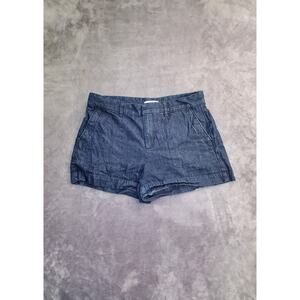 Made And Loved Loft Sz 28x6 Dark Wash Shorts Measures 33” Waist Blue C24-34
